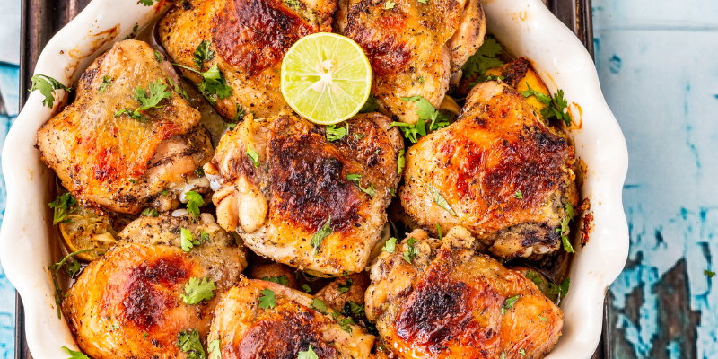 Crispy Skin Chicken Thighs